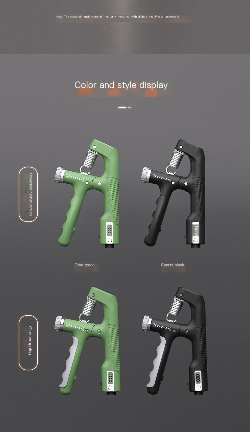 100KG Adjustable Grip Strength Trainer for Rehab