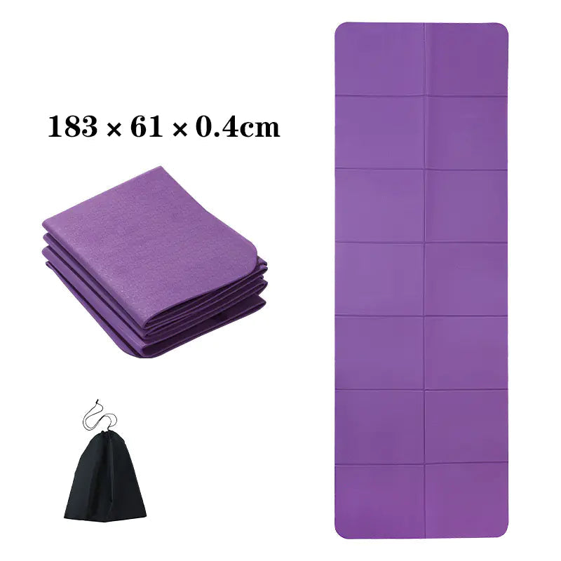 TPE Folding Yoga Mat for Napping and Relaxation