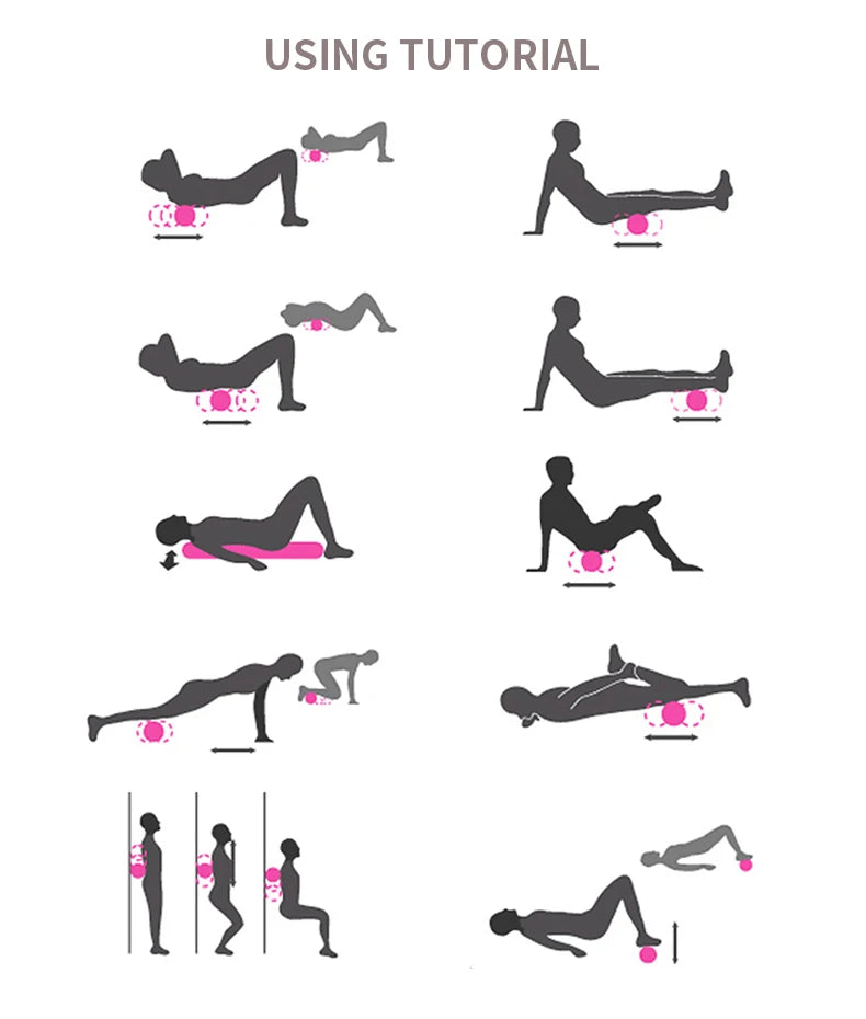 Iridescent Cloud Yoga Foam Roller for Body Massage