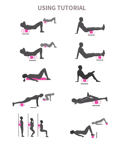 Iridescent Cloud Yoga Foam Roller for Body Massage