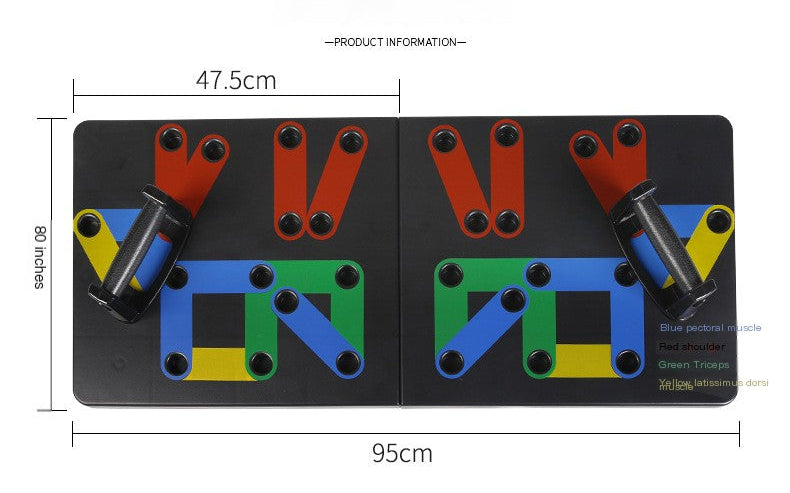 Multipurpose Push-Up Board for Beginners (W Shape)