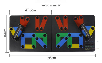 Multipurpose Push-Up Board for Beginners (W Shape)