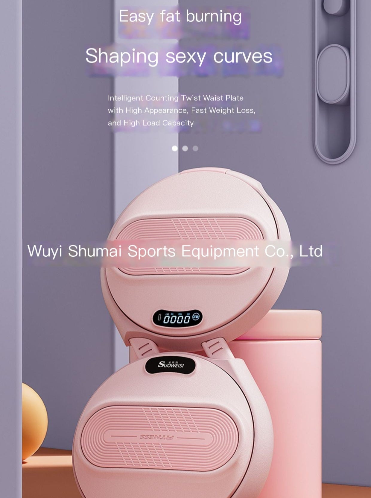 Smart Waist Twisting Fitness Exercise Disc for Home Use