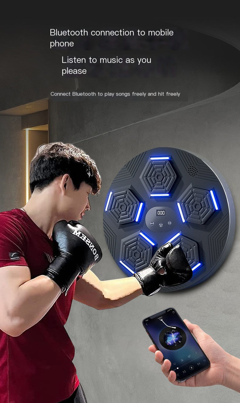 Smart Bluetooth Punching Machine with Light for Home Fitness