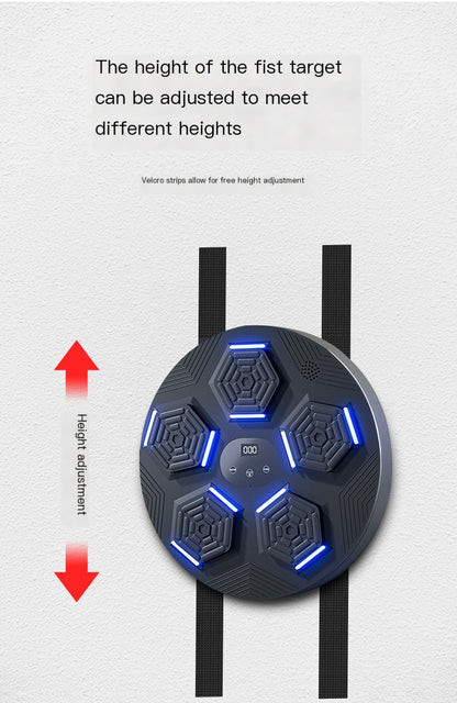 Smart Bluetooth Punching Machine with Light for Home Fitness