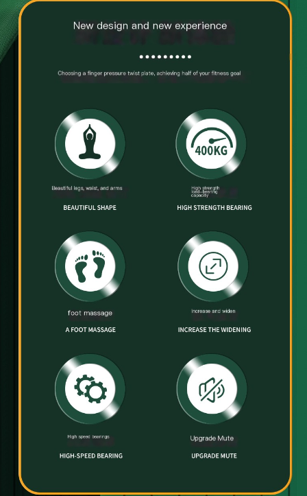 Large Foot Massage Acupressure Twist Board