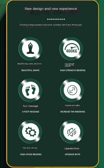 Large Foot Massage Acupressure Twist Board