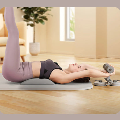 Sit-Up Assistant for Home Fitness with Suction Fixation
