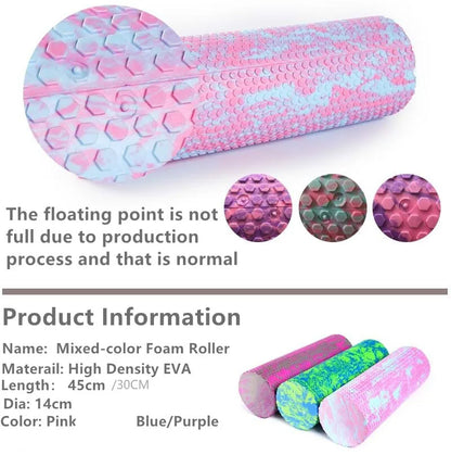 Iridescent Cloud Yoga Foam Roller for Body Massage