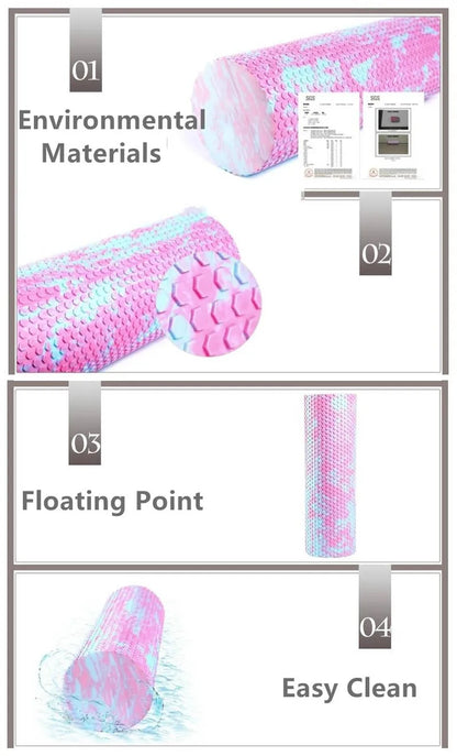 Iridescent Cloud Yoga Foam Roller for Body Massage