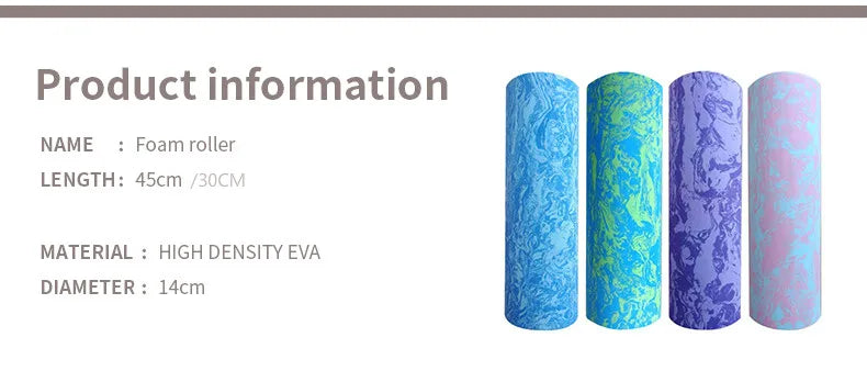 Iridescent Cloud Yoga Foam Roller for Body Massage