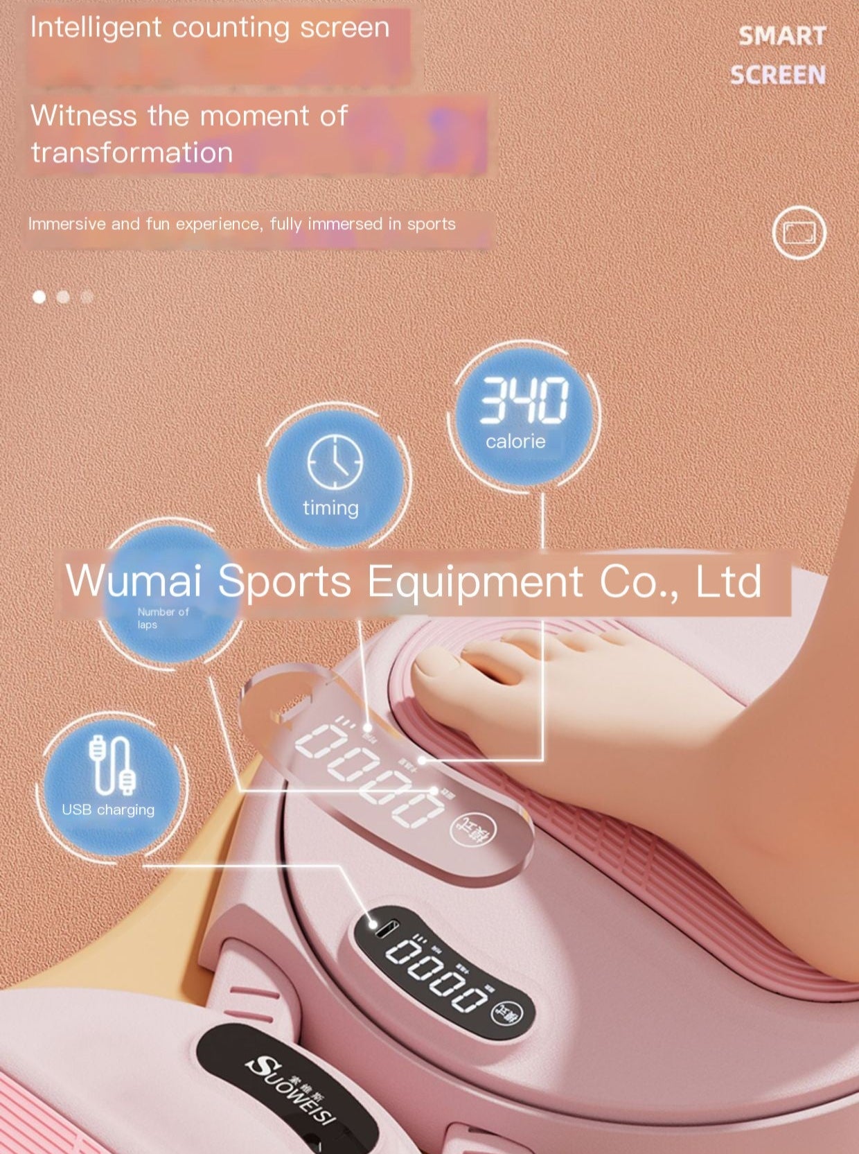 Smart Waist Twisting Fitness Exercise Disc for Home Use