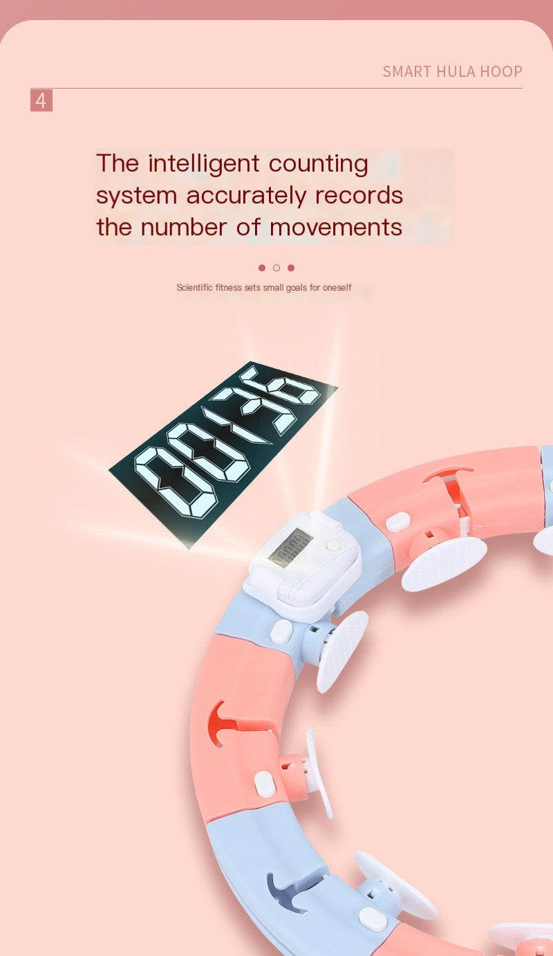 Smart Counting Hula Hoop for Women's Fitness