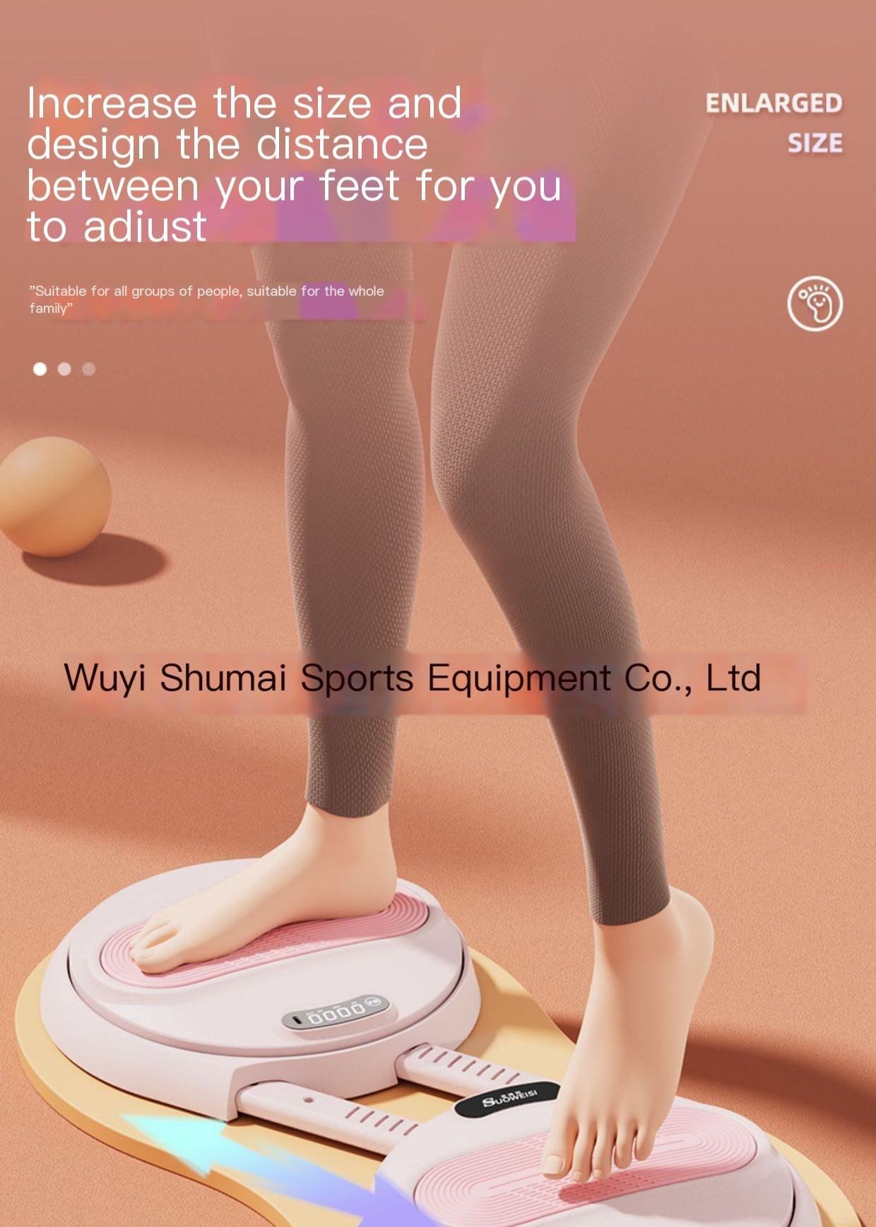 Smart Waist Twisting Fitness Exercise Disc for Home Use