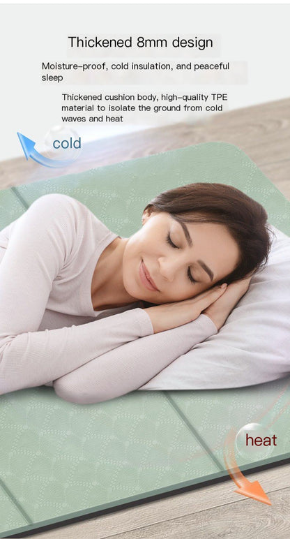 TPE Folding Yoga Mat for Napping and Relaxation