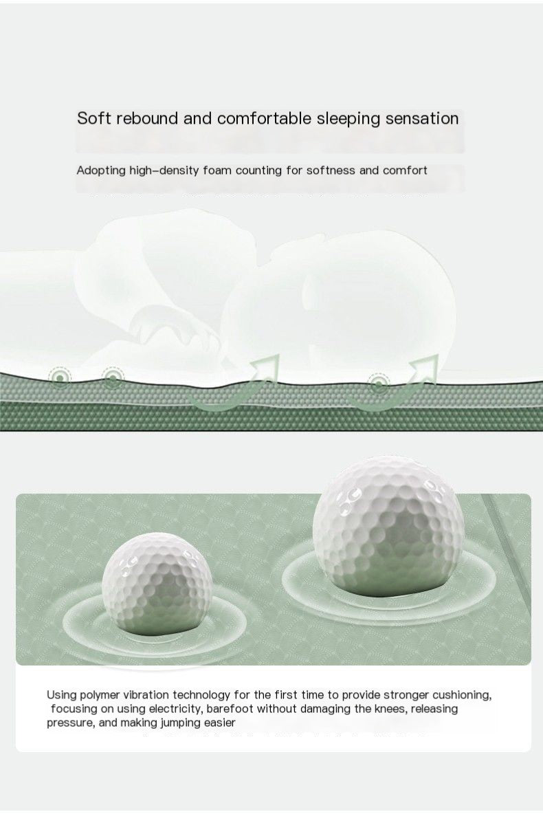 TPE Folding Yoga Mat for Napping and Relaxation