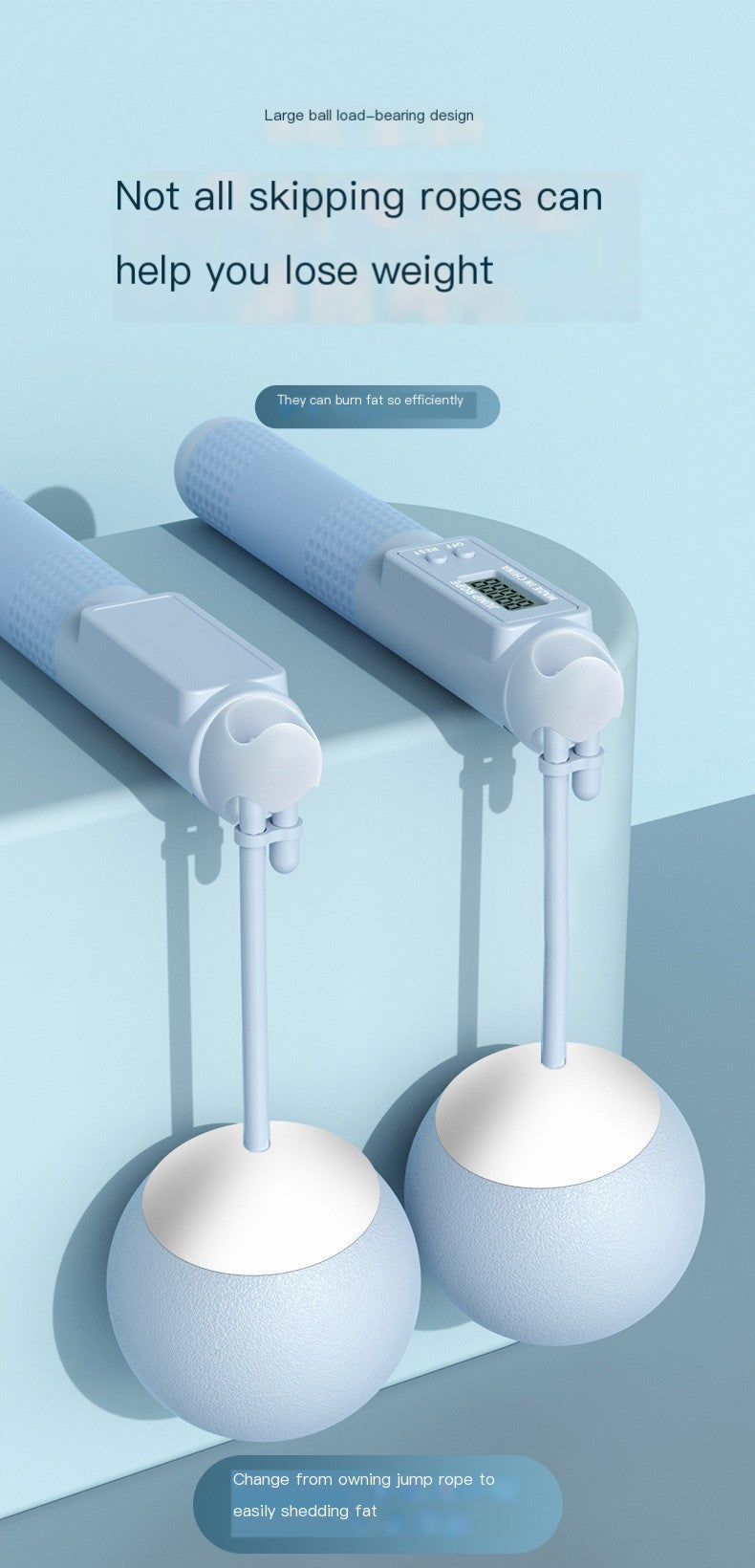 Smart Weighted Jump Rope with Electronic Counter