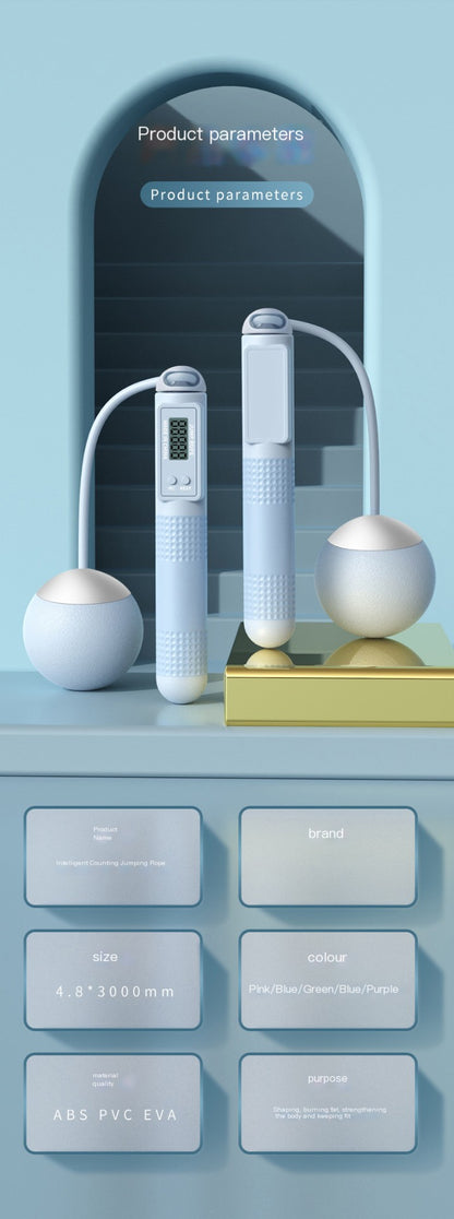 Smart Weighted Jump Rope with Electronic Counter