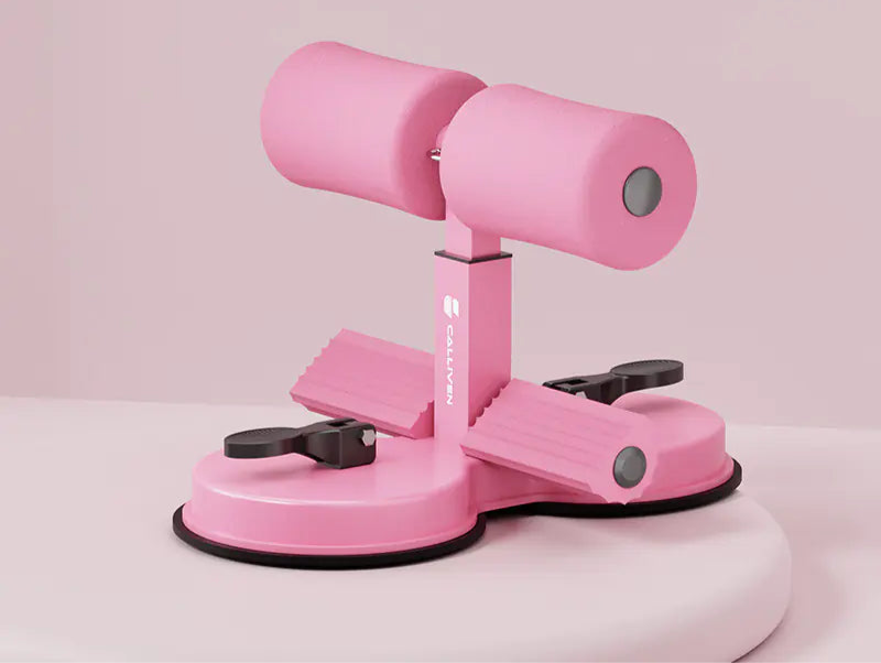 Sit-Up Assistant for Home Fitness with Suction Fixation