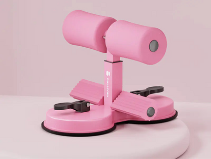 Sit-Up Assistant for Home Fitness with Suction Fixation