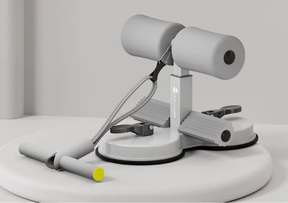 Sit-Up Assistant for Home Fitness with Suction Fixation